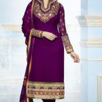 Purple Color Designer Salwar Kameez, Salwar Suit, Women Salwar .