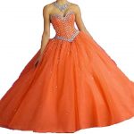 Dearta Women's Sequins Crystals Ball Gown Quinceanera Dresses .