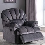 Amazon.com: Fabric Recliner Chair, Overstuffed Pull Reclining .
