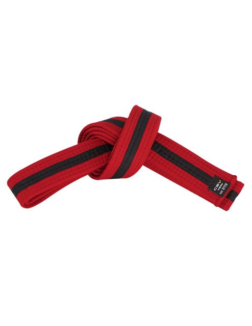 Belt Red Black Stripe | Black belt taekwondo, Red belt, Black strip