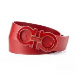Red Salvatore ferragamo belt | Cheap designer bel