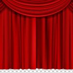 Theater Drapes And Stage Curtains Red Theatre Pattern PNG, Clipart .