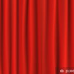 red curtains Wall Mural • Pixers® - We live to chan
