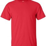 Amazon.com: Gildan Men's G200 Ultra Cotton T-Shirt, Red, Medium .