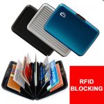 Metal Card Holder Wallet With Rfid Blocking Technology .