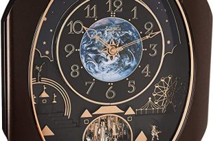 Amazon.com: Rhythm Clocks "Velvet Cosmos" Magic Motion Clock: Home .