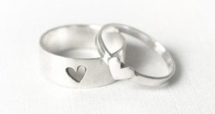 Tiny Hearts Promise Ring Set Couple Rings Couples Jewelry | Et