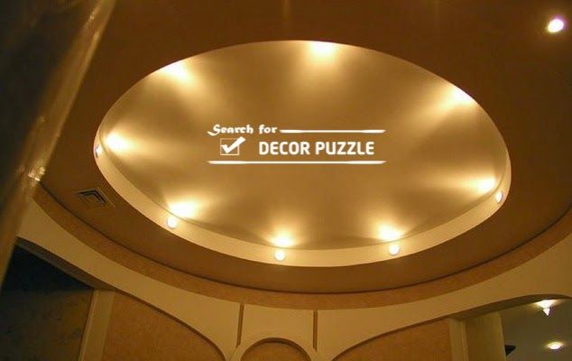 round false ceiling designs lights gypsum board living room .