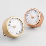 Small Round Gold Clocks Set of 2 | World Mark