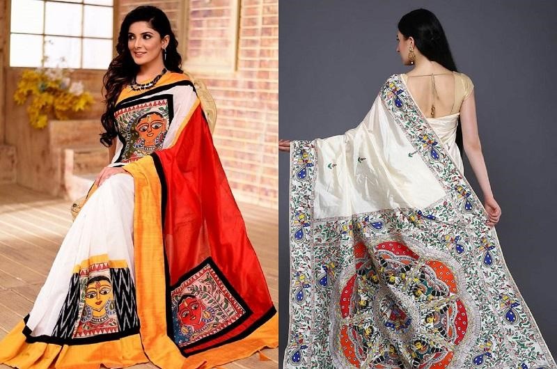 Check Out The Following Ideas On Saree Painting Design - Demot