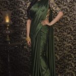 Casual Wear Silk Jacquard Satin Saree, Length: 6.3 m (with Blouse .