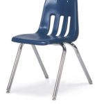 Virco 9000 Series 4 Leg Stackable School Chair - Carton of 4 .