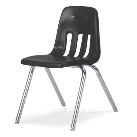 Virco 9000 Series School Chair- Black (18" H) - 9018 | School .