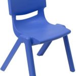 Amazon.com: Flash Furniture Blue Plastic Stackable School Chair .