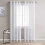 Amazon.com: LinenZone - Grommet Semi Sheer Curtains - 2 Pieces .
