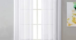 Amazon.com: NICETOWN Sheer Curtain Panels Bedroom - Home .