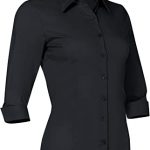 Amazon.com: Button Down Shirts for Women 3 4 Sleeve Fitted Dress .
