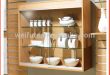 High End Wall Mounted Wood Furniture Showcase Designs,Glass .