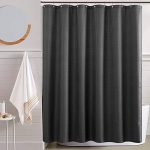 Amazon.com: Water Repellent Shower Curtains for Bathroom Black .