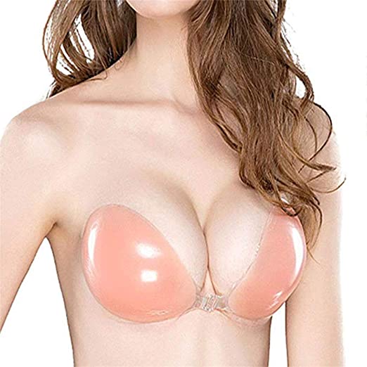 Aomh Self Adhesive Silicone Bra Reusable Strapless Backless .