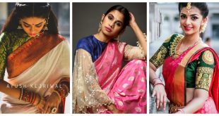 20 silk saree blouse designs to wear with your favourite .