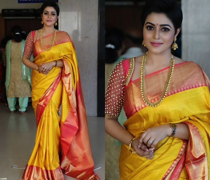 Need a New Blouse Idea For Silk Saree? Here is One | Pattu saree .