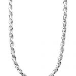 Giani Bernini Sterling Silver Necklace, 16-24" Diamond Cut Rope .