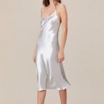 LNA Clothing – LNA Shine Slip Dress in Silv