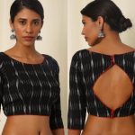 8 Simple Blouse Back Neck Design Images To Stun You! | Simple .
