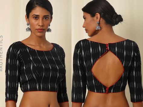 8 Simple Blouse Back Neck Design Images To Stun You! (With images .
