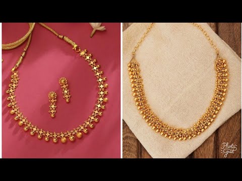 Simple Gold Necklace Designs - YouTu