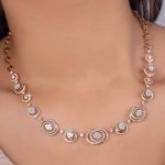 Pin by Radhareddy garisa on jumkas simple necklace | Diamond .