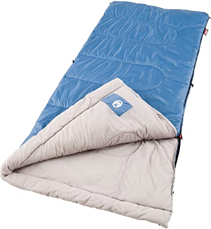 Amazon.com : Coleman Sun Ridge 40°F Warm Weather Sleeping Bag .