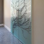 Etched Sliding Glass Doors & Dividers | Creative Mirror & Show