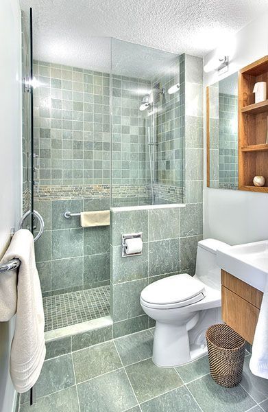 This bathroom was specially designed for an elderly client, but is .