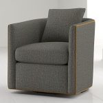 Drew Small Swivel Chair + Reviews | Crate and Barr