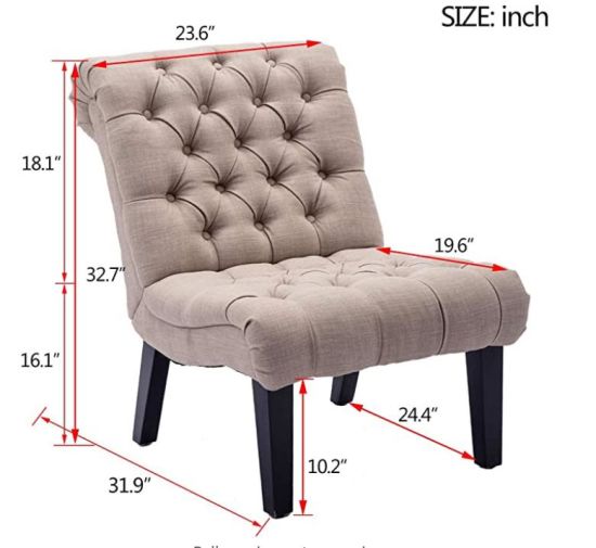 China Living Room Accent Chair Upholstered Modern Tufted Button .