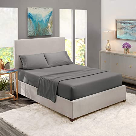 Amazon.com: Nestl Bedding Soft Sheets Set – 4 Piece Bed Sheet Set .