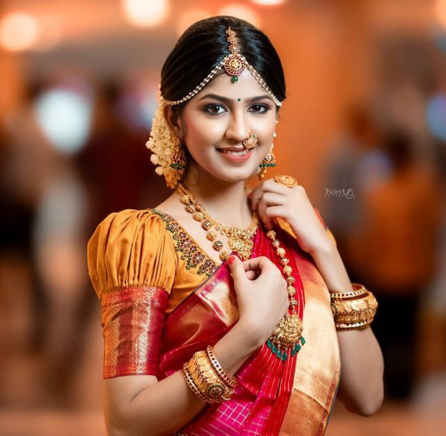 South Indian Blouse Designs - 30+ Latest Designs | WedMeGo