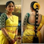 south indian bridal blouse back designs #blousedesign .