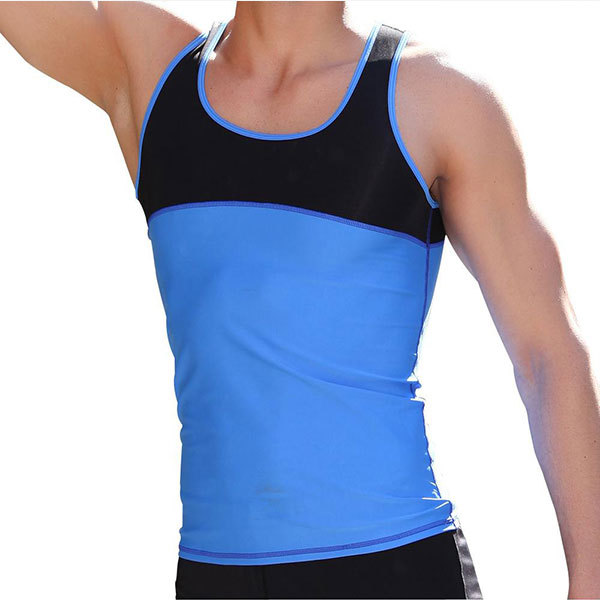 Men workout sports vests running tops male fit tanks yoga fitness .