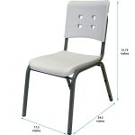 How much storage space for stackable chairs is needed | National .