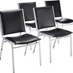 Amazon.com: Lorell Armless Stacking Chairs, 20-3/4 by 19-3/6 by 35 .