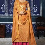 Designer Semi Stitch Salwar Suits Catalog Sharara Salwar Kameez .