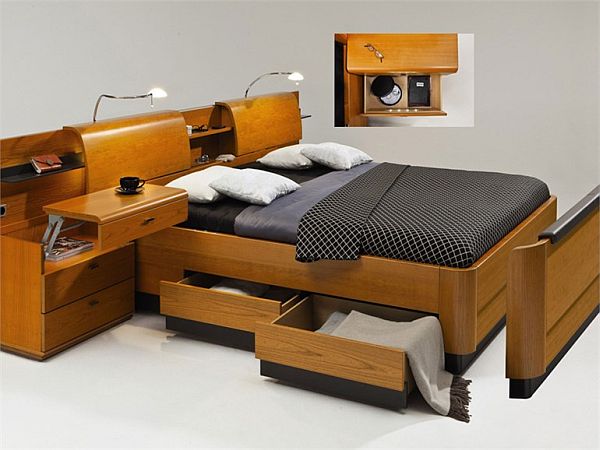 Modern Storage Bed Collection from Huls