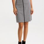 Houndstooth straight skirt - Dresses - Up To 60% Off - Sale | TRIST