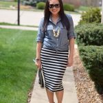 Guest Blogger: How to Style a Striped Midi Pencil Skirt (With .