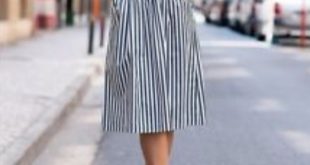Zara Skirts | Striped Skirt | Poshma
