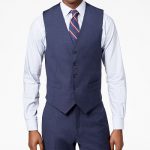 Tommy Hilfiger Men's Modern-Fit TH Flex Stretch Suit Vest .