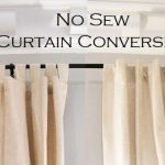 No Sew Curtain Conversion | No sew curtains, Curtains, Diy curtai